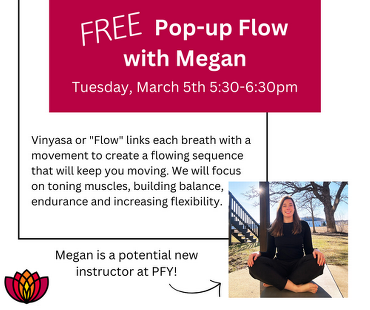 PopUp Flow with Megan Mar 5, 2024 Sauk Prairie Area Chamber of